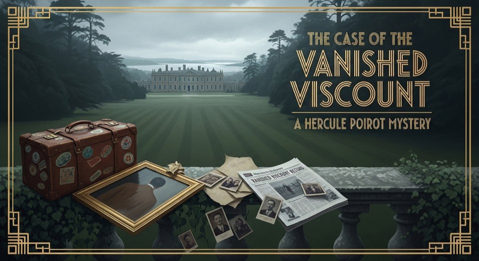 Cover illustration for The Case of the Vanished Viscount