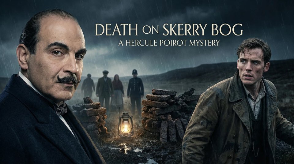 Cover illustration for Death on Skerry Bog