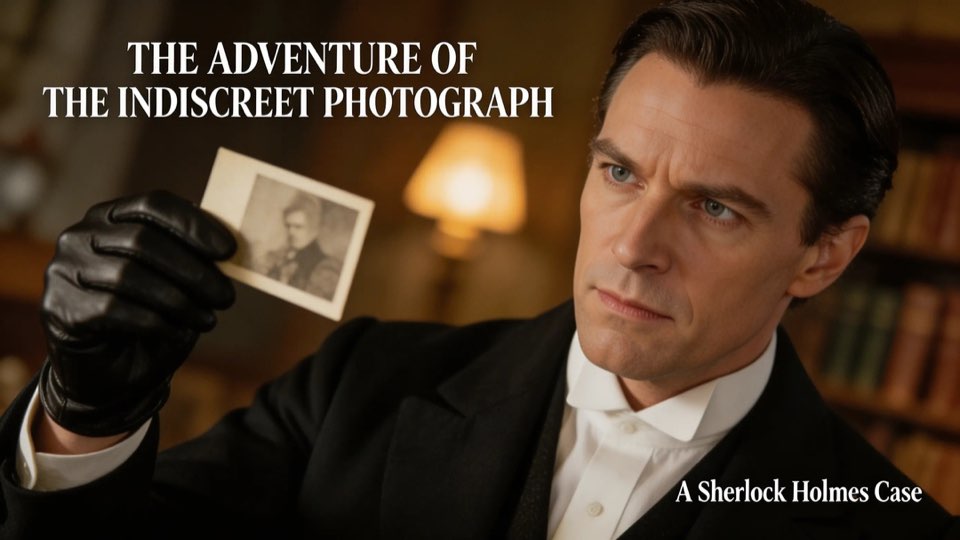 Cover illustration for The Adventure of the Indiscreet Photograph