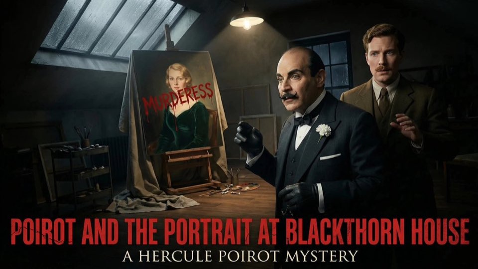 Cover illustration for The Portrait at Blackthorn House