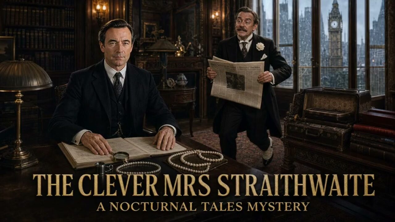 Cover illustration for The Clever Mrs Straithwaite